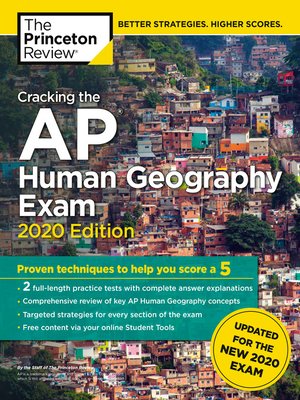 cover image of Cracking the AP Human Geography Exam, 2020 Edition